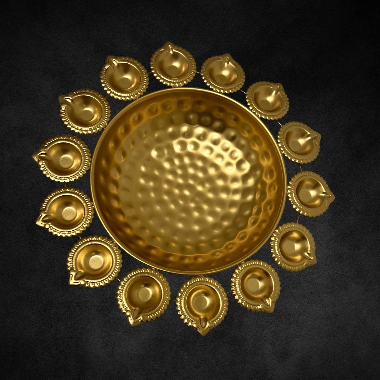 Dussehra Urli Bowl for celebrating the victory of good over evil, an elegant addition to your festive home decor