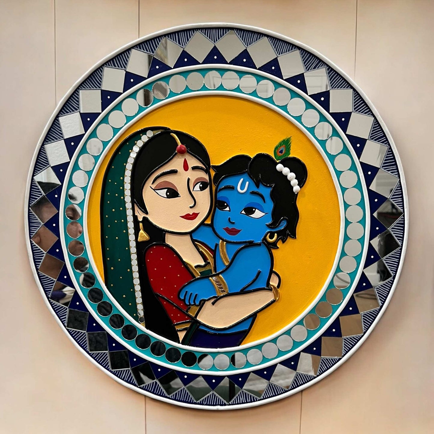 Indian God Wall Art - Shiva, Yashodha, Krishna, Tirupati, Kathakali, Buddha & Ganesha