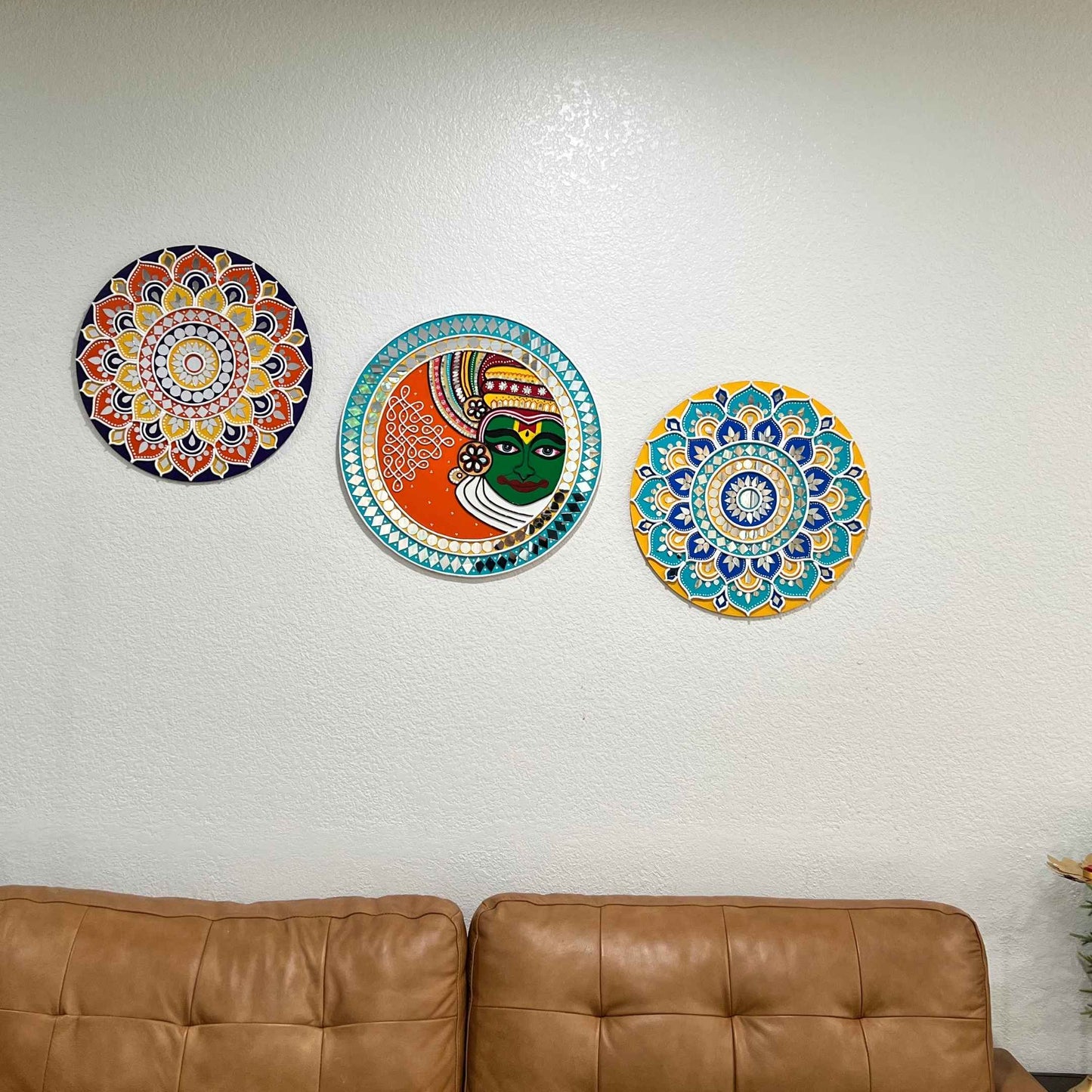 Indian God Wall Art - Shiva, Yashodha, Krishna, Tirupati, Kathakali, Buddha & Ganesha