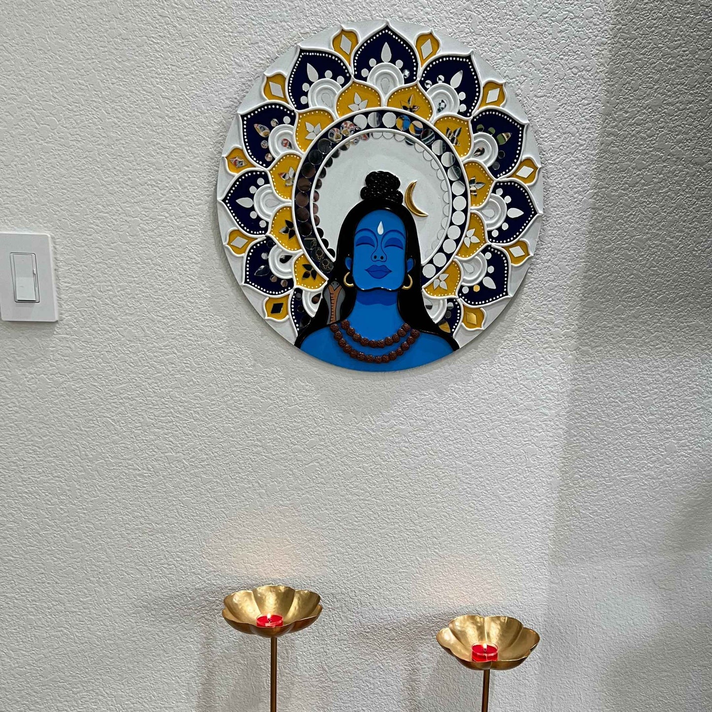 Indian God Wall Art - Shiva, Yashodha, Krishna, Tirupati, Kathakali, Buddha & Ganesha