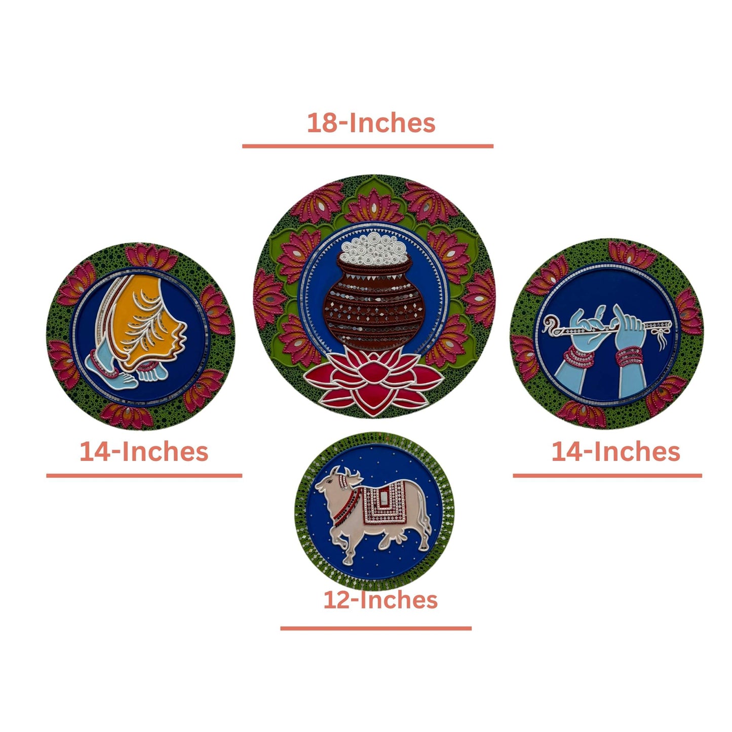 Detailed specification of Ethnic lippan Wall Art