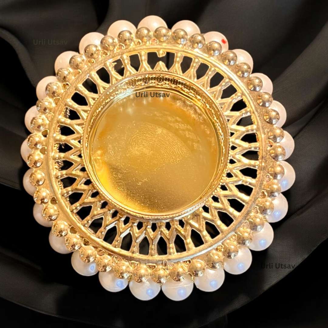 Pearl T-light Holder - Indian Festive Decor Store in USA