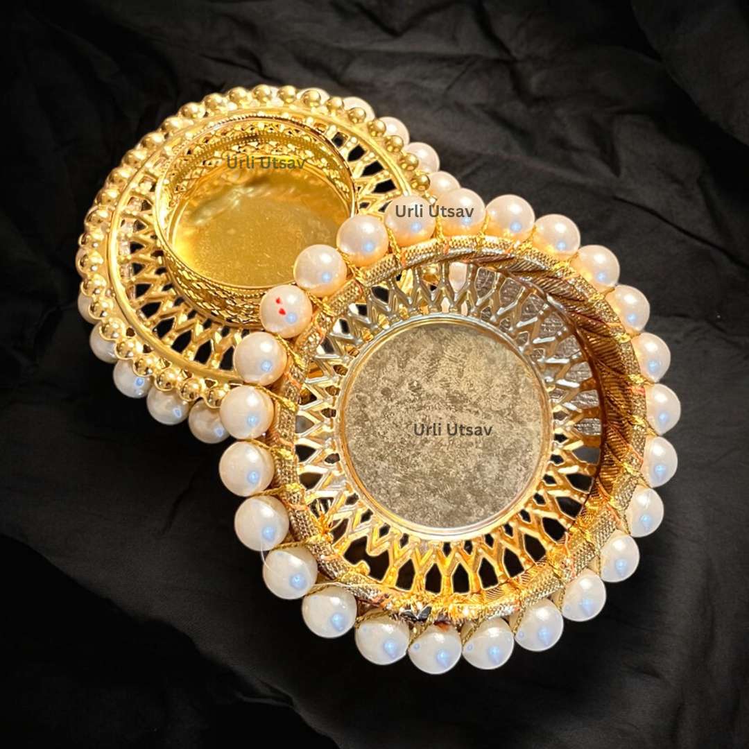 Pearl T-light Holder - Indian Festive Decor Store in USA