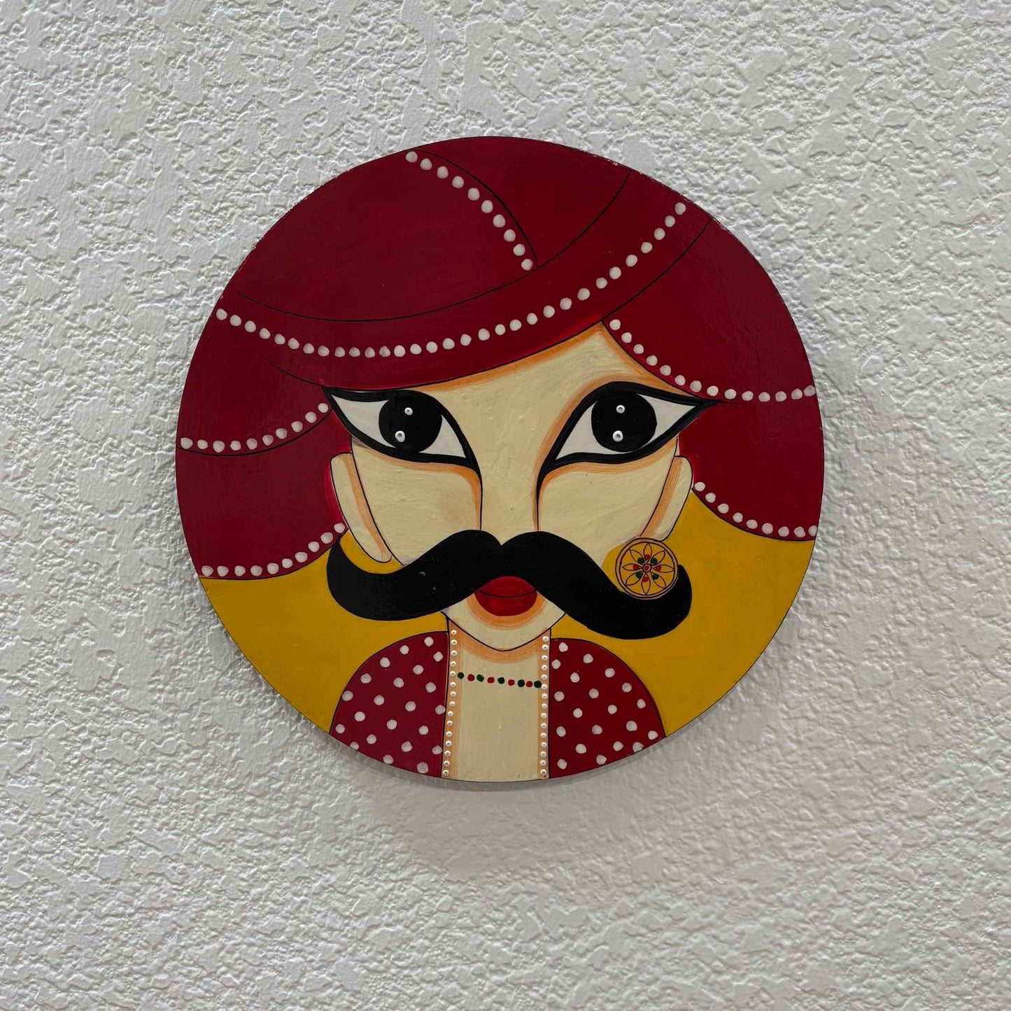 Boho Men Wall Plate