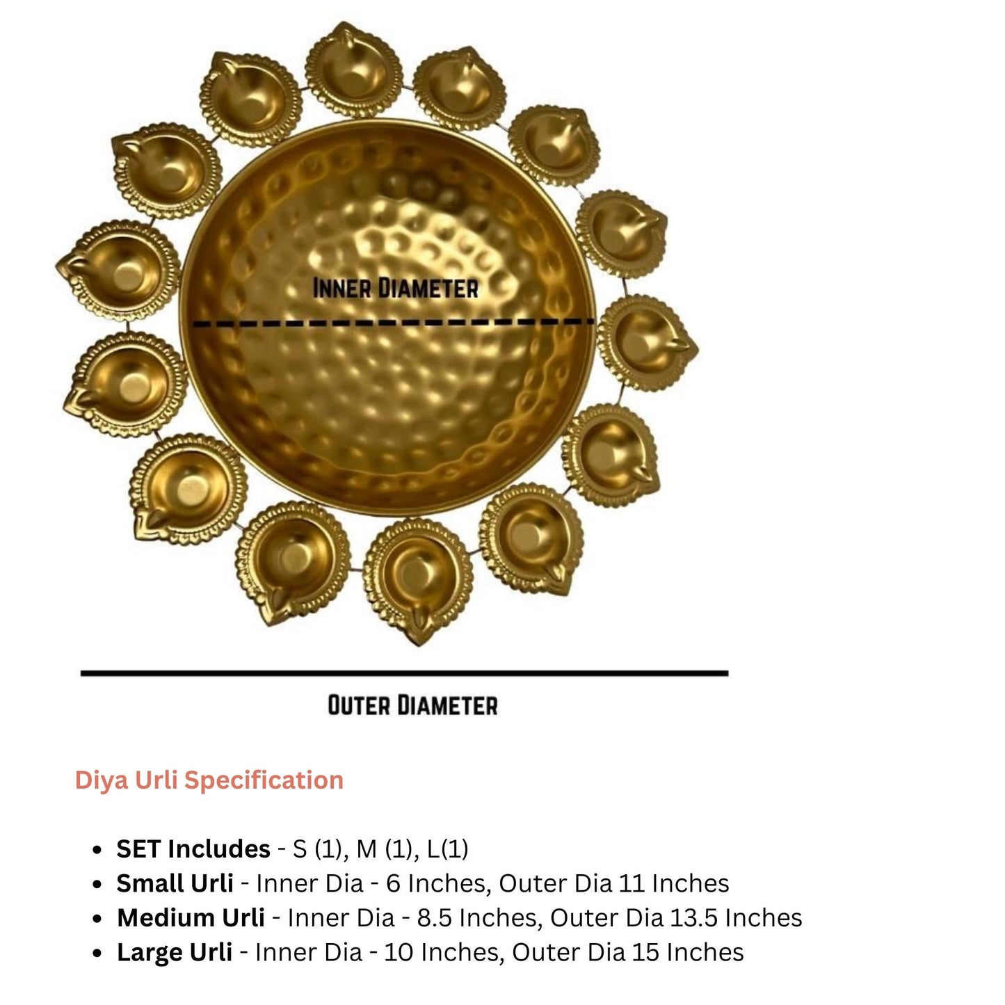 Urli Utsav Diya Urli Specification