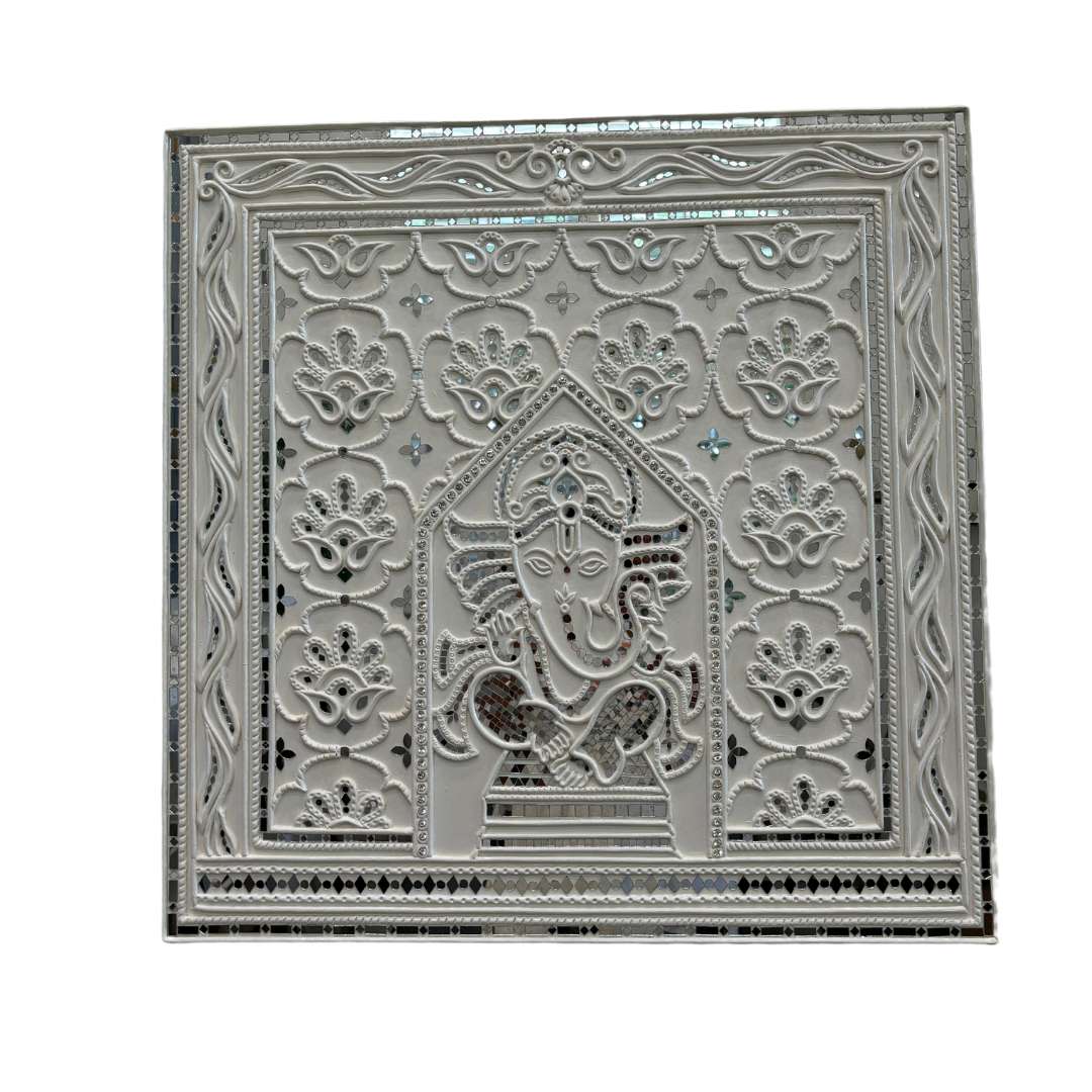 Urli Utsav Ganesha Lippan Wall Art