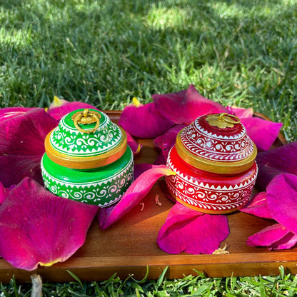 Urli Utsav Handpainted Kumkum Box