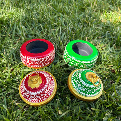 Urli Utsav Handpainted Kumkum Box