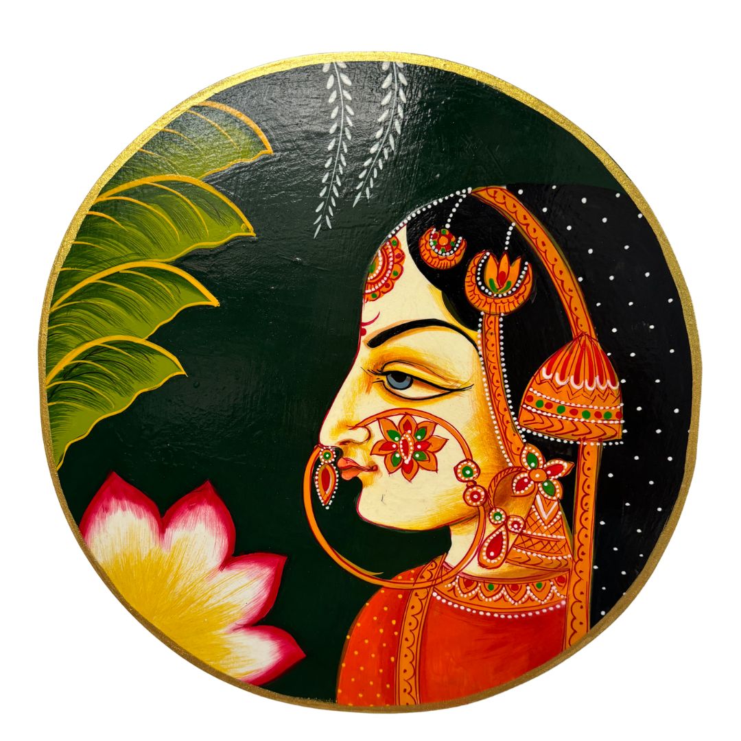 Urli Utsav Wooden Wall Plates Rajkumai Radha