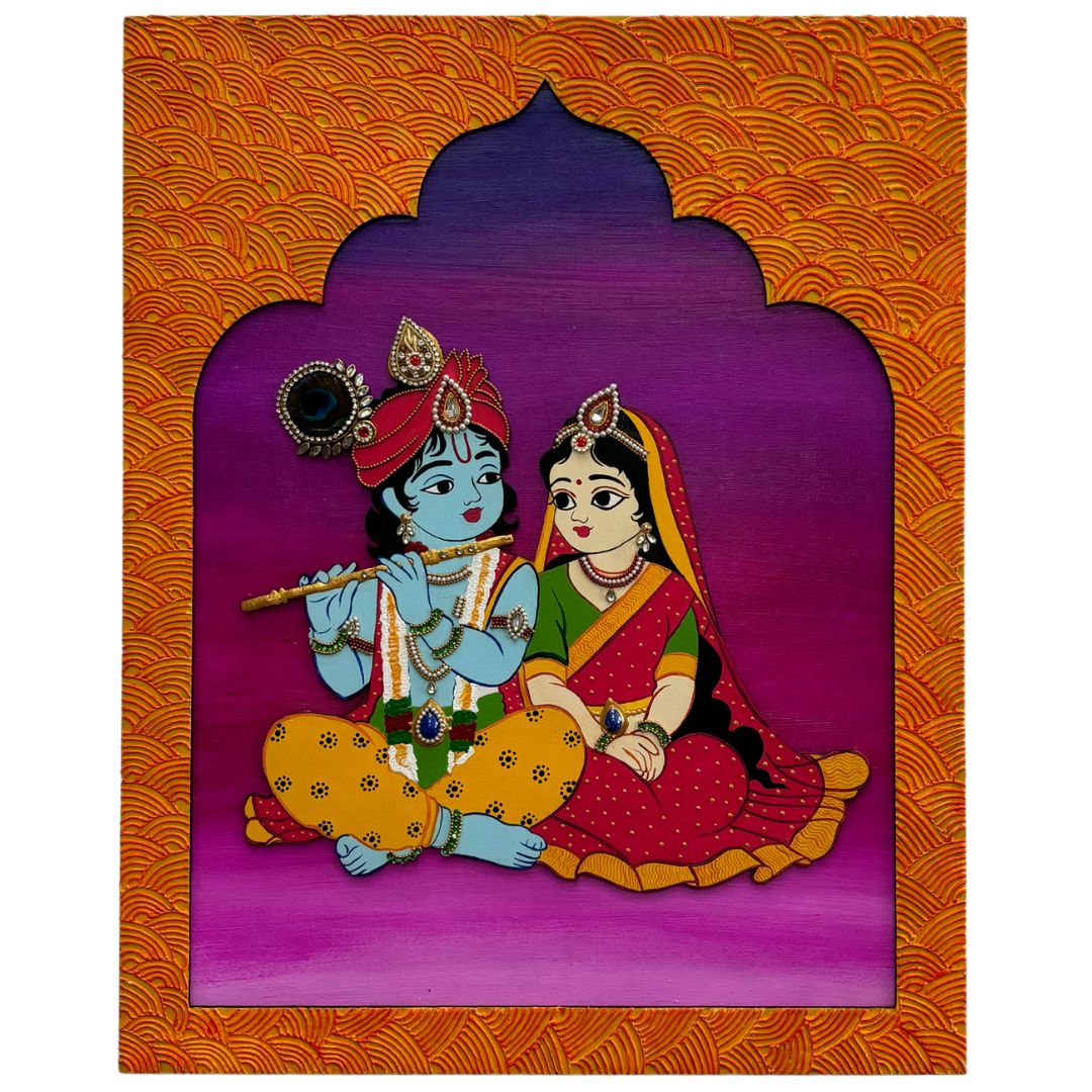 Urli Utsav Rajasthani Radha Krishna Jharokha