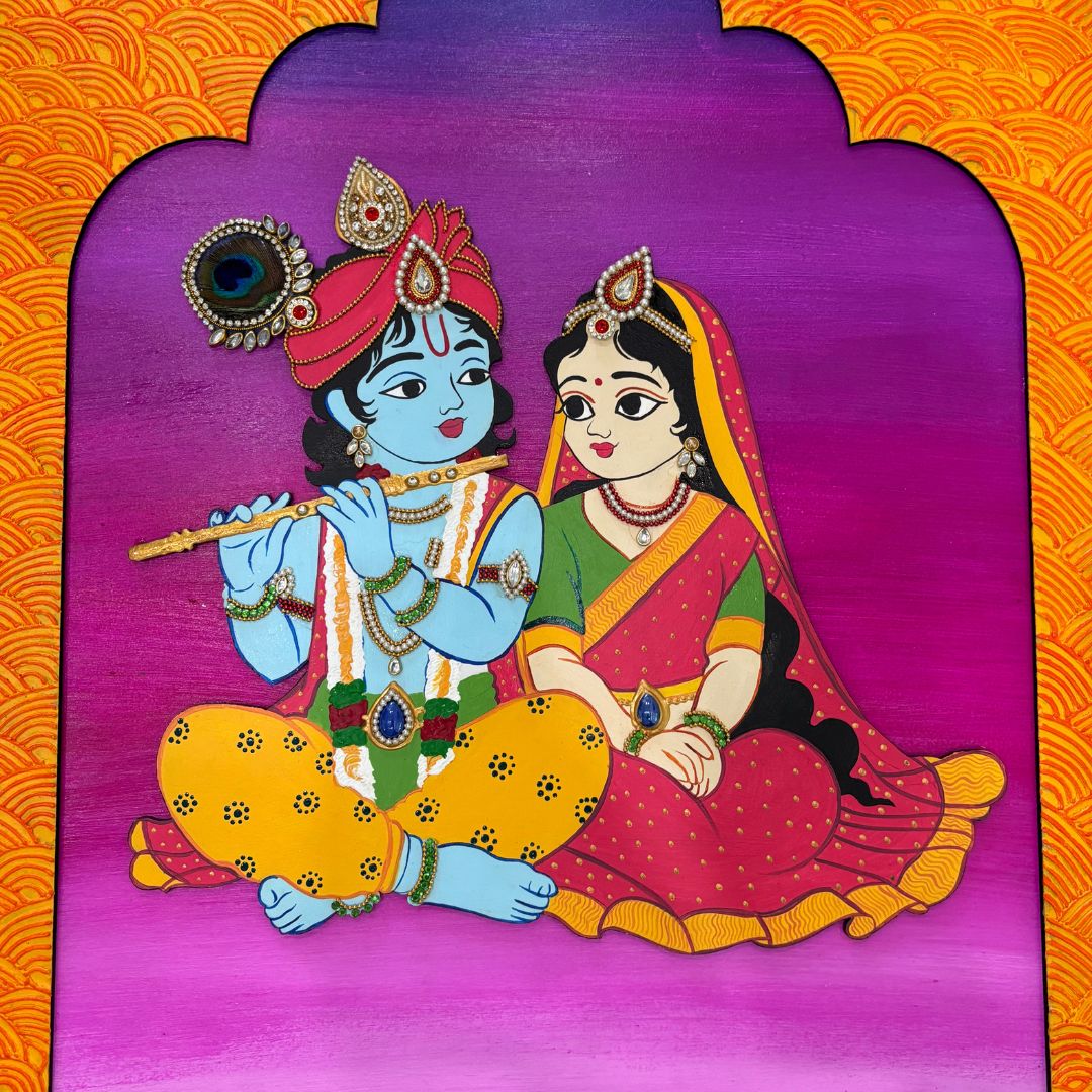 Urli Utsav Rajasthani Radha Krishna Jharokha