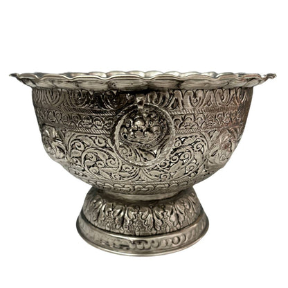 Urli Utsav German Silver Fruit Bowl