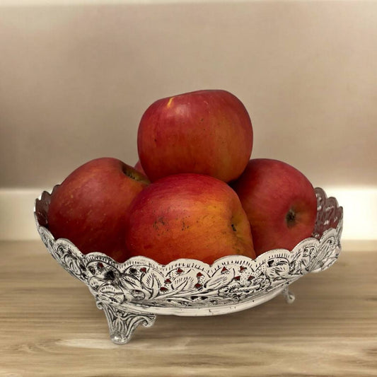 Urli Utsav German Silver Fruit Bowl