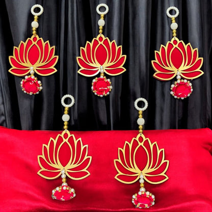 Lotus Backdrop Hanging Strings- Urli Utsav Decor