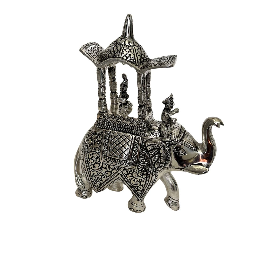 Antique Silver Ambabari Elephant