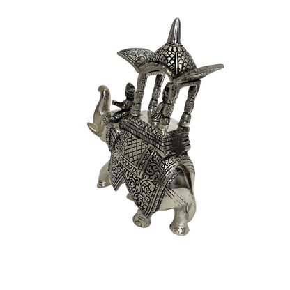 Antique Silver Ambabari Elephant