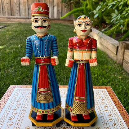 Urli Utsav Hand-painted Gangaur Dolls