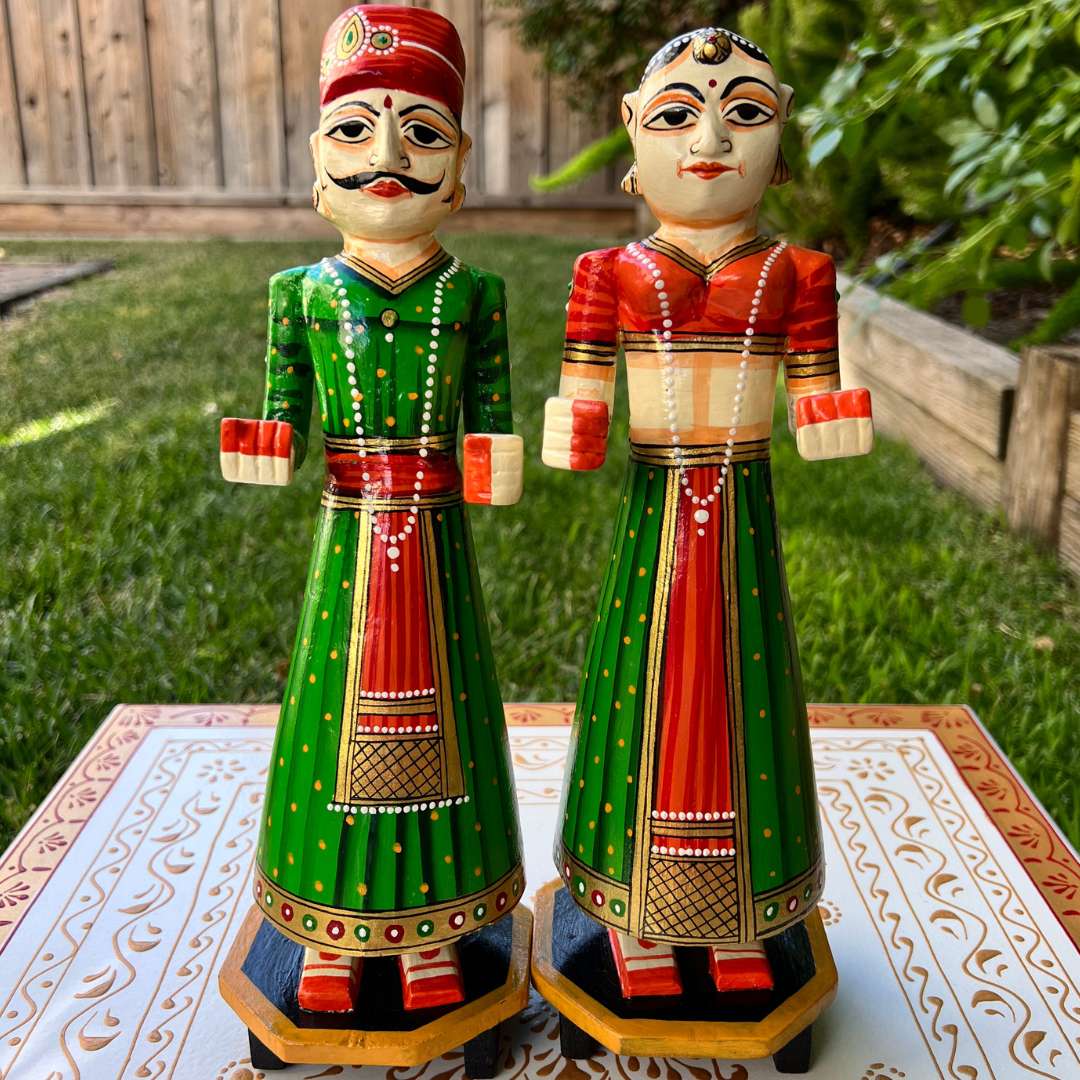 Urli Utsav Hand-painted Gangaur Dolls