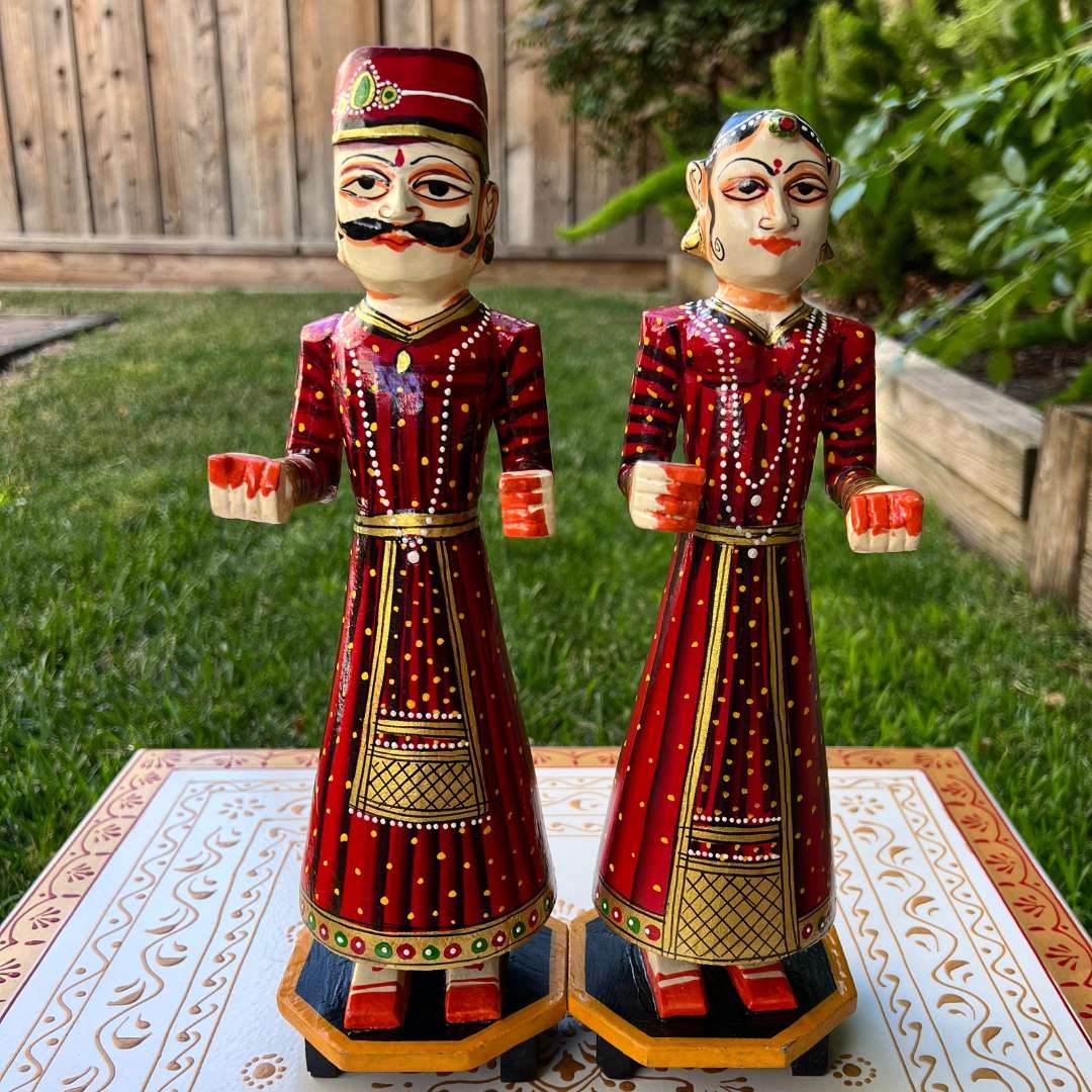 Urli Utsav Hand-painted Gangaur Dolls