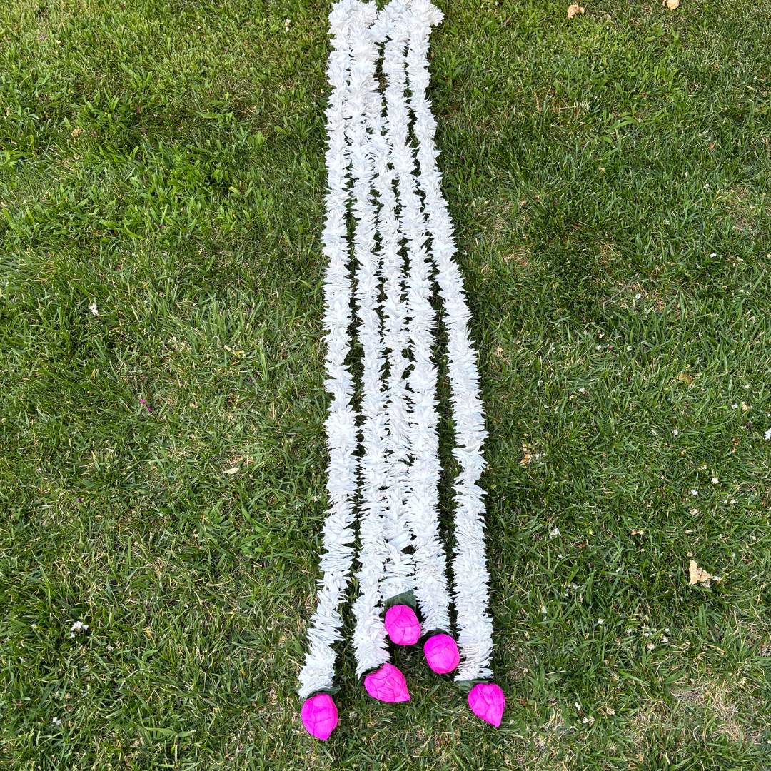 Jasmine with lotus - Artificial Floral Garland