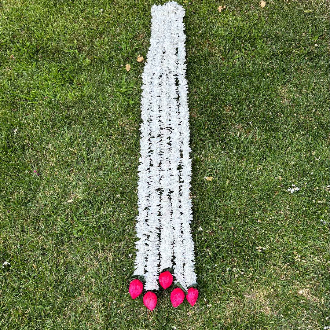 Jasmine with lotus - Artificial Floral Garland