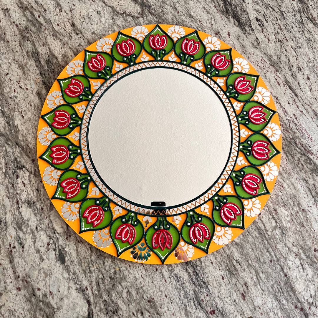 Lippan Mirror Lotus