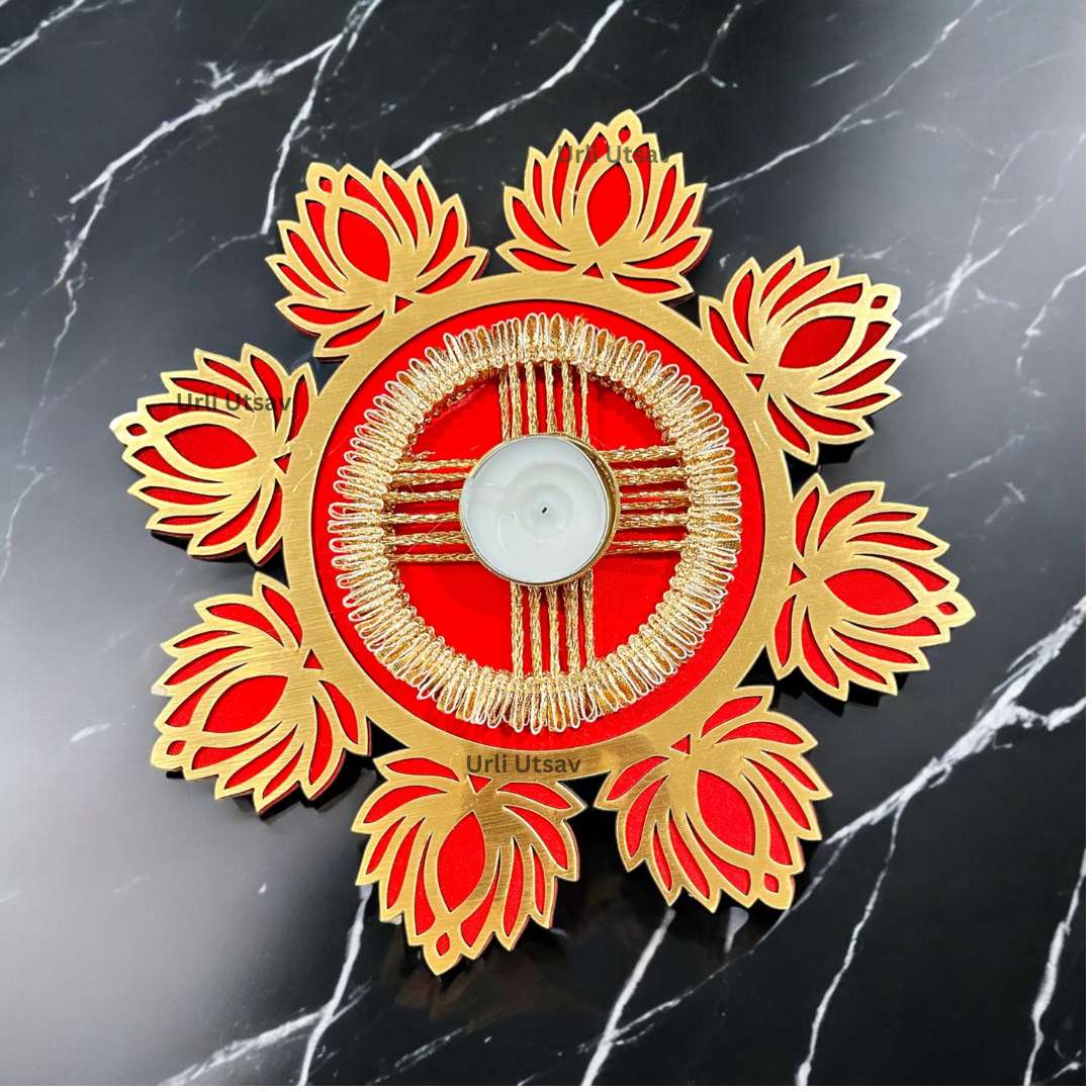 Lotus T-light Holder Set – Diwali Diya