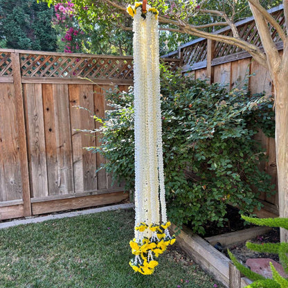 Artificial Indian Garlands: Mogra, Marigold, and Leaves