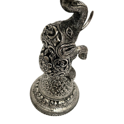 German Silver Peacock & Elephant Samai