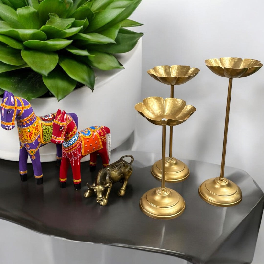 Taj Standing T-light Holder (Set of 3) - Festive Decor