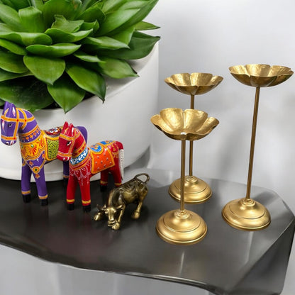 Taj Standing T-light Holder (Set of 3) - Festive Decor