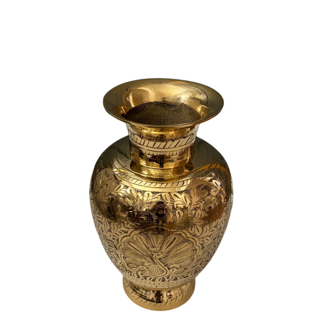 Urli Utsav Brass Vase Gold Finish