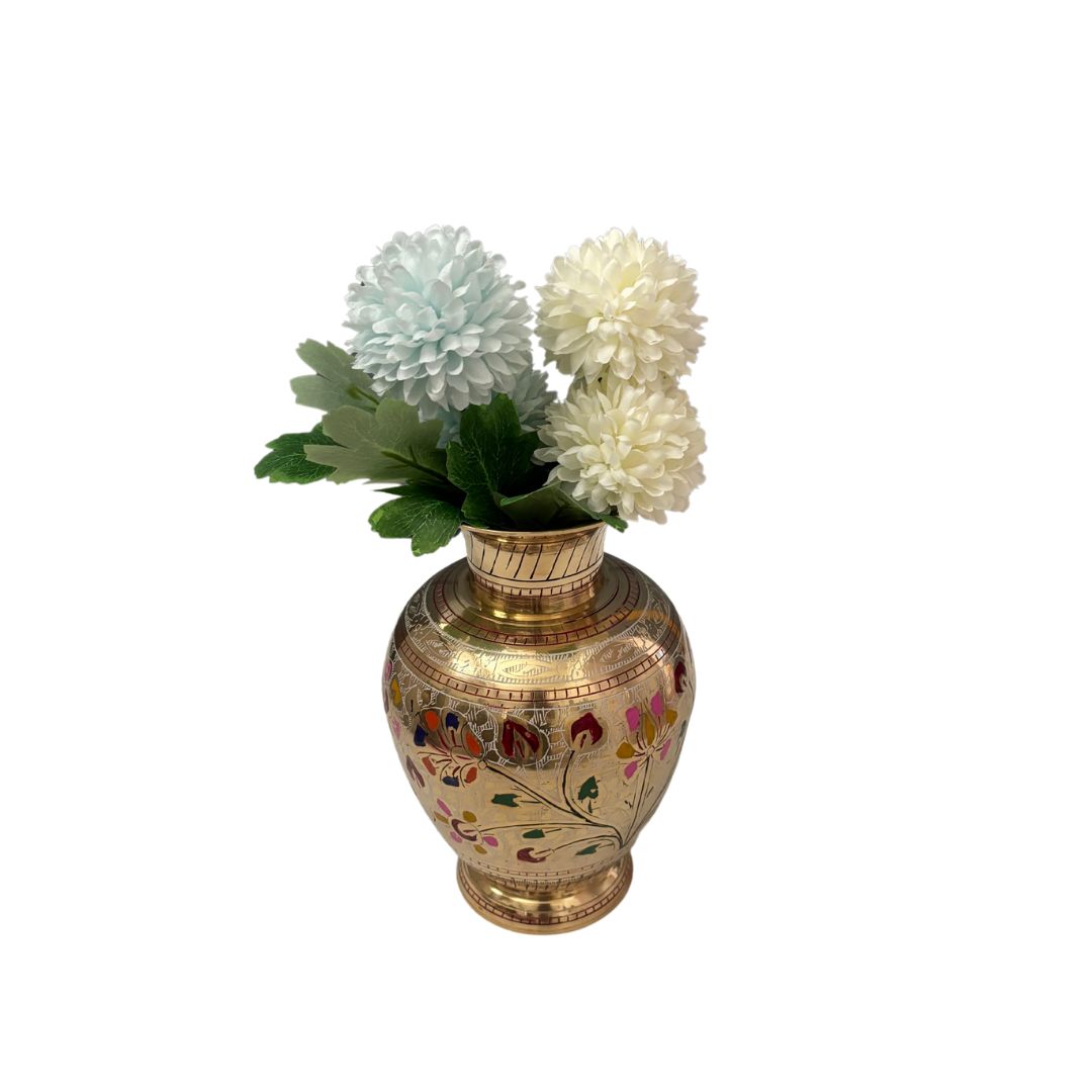 Urli Utsav Brass Vase Gold Finish