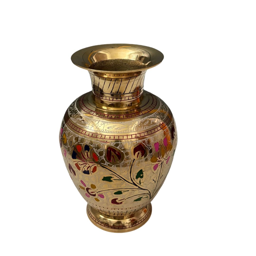 Urli Utsav Brass Vase Gold FInish