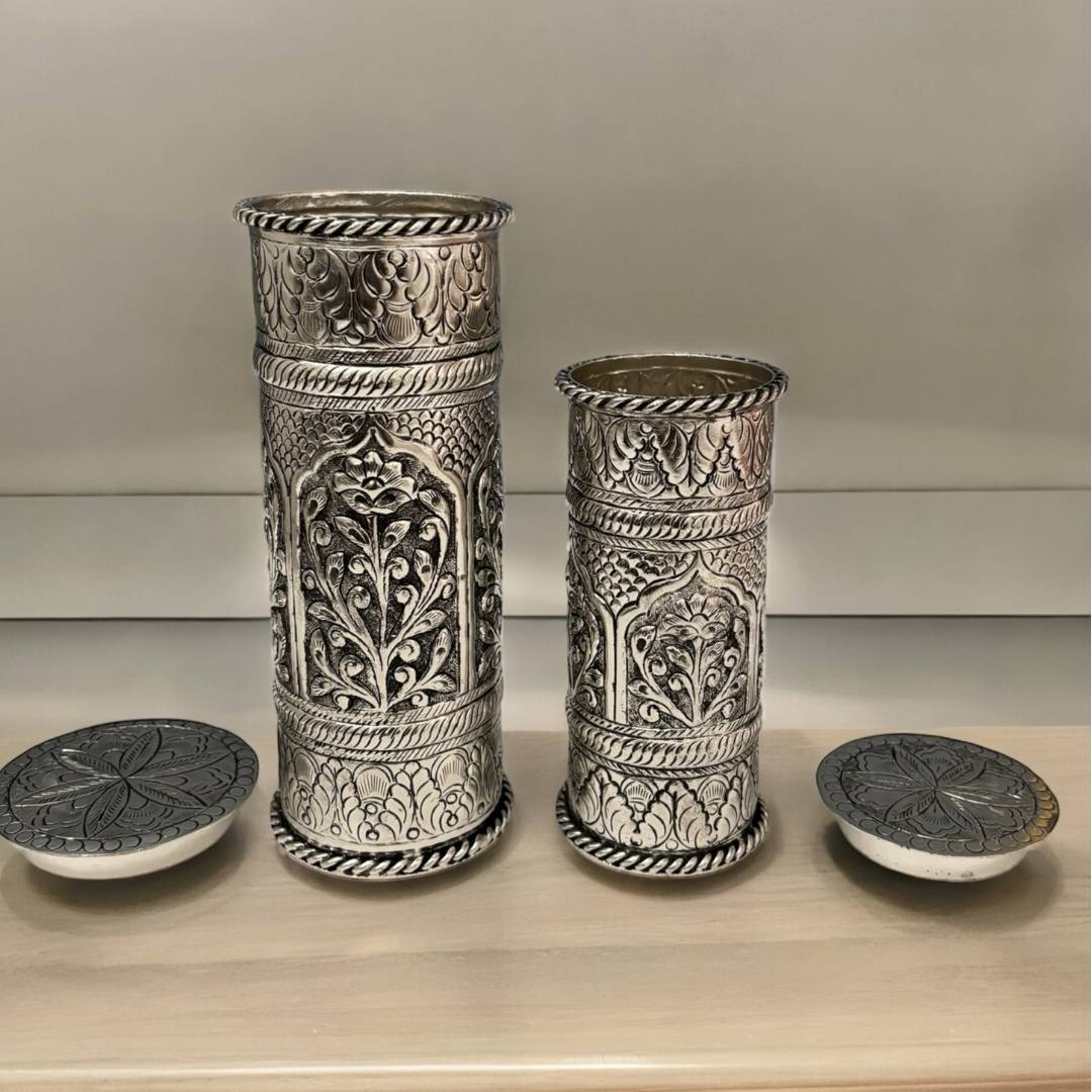 Urli Utsav German Silver Vase