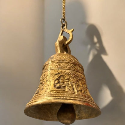 24-Inches Brass Hanging Bell