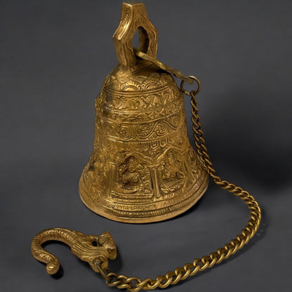 24-Inches Brass Hanging Bell