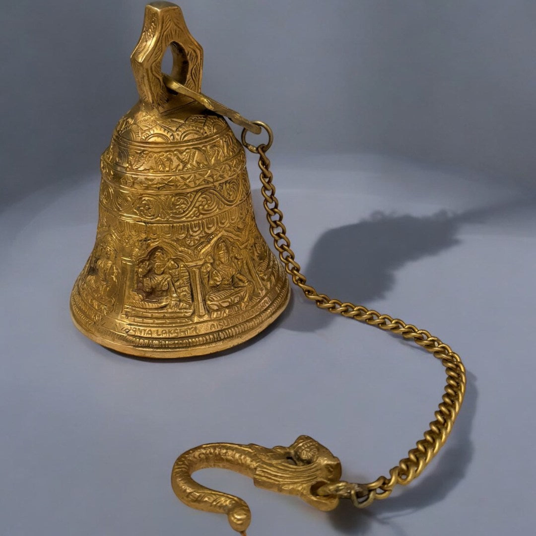 24-Inches Brass Hanging Bell