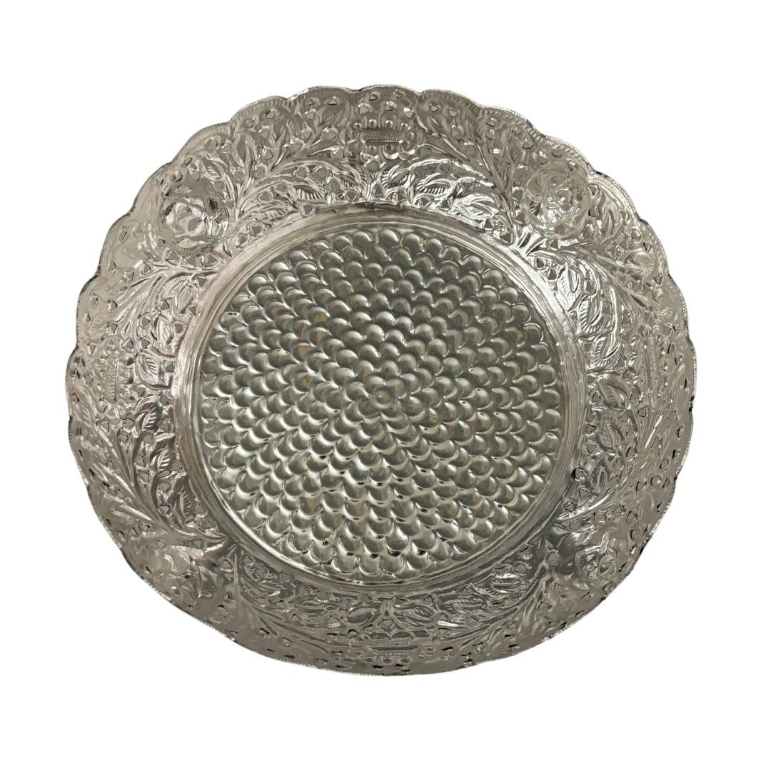 Urli Utsav German Silver Fruit Bowl