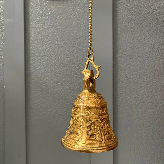 hanging brass bell