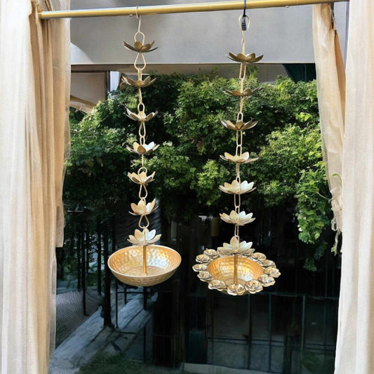 Hammered Hanging Urli Bowl – Entrance Decor