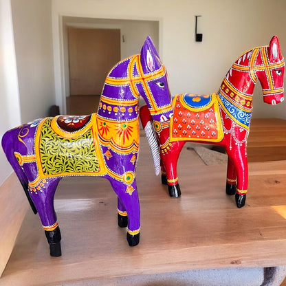 Urli Utsav Table Decor Handpainted Horses