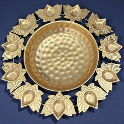 Lotus Urli Bowl - Urli Utsav - Indian Home Decor In USA