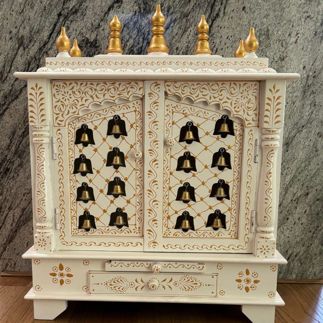 Urli Utsav Hand-painted Pooja Mandir