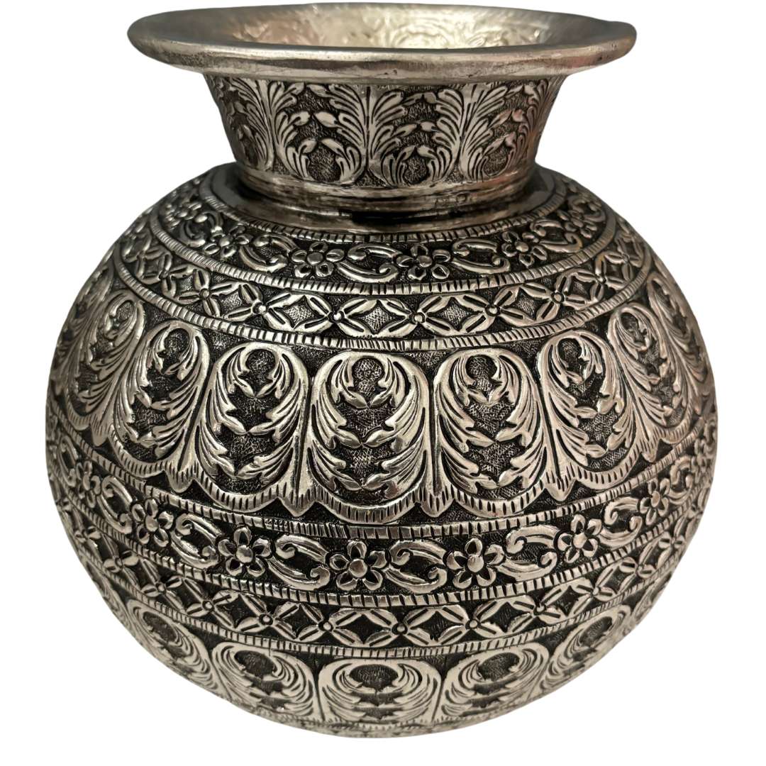 Urli Utsav German Silver Matka