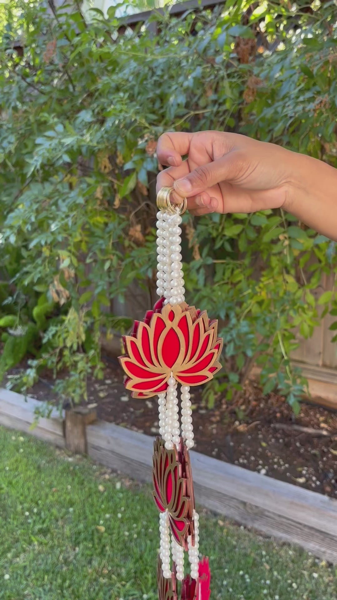 Pichwai Jharokha Pearl Wall Hanging  - Urli Utsav