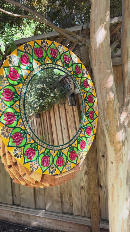 video of Stylish Mandala  Lippan Mirror 