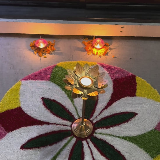 video of rangoli mat by urli utsav decor, 10 rangoli mat showcasing use in Diwali, Ganesh Chaturthi, Varlaxmi Vrat, Golu Poojan, and even everyday decor.  Crafted for beauty. Designed for tradition.
