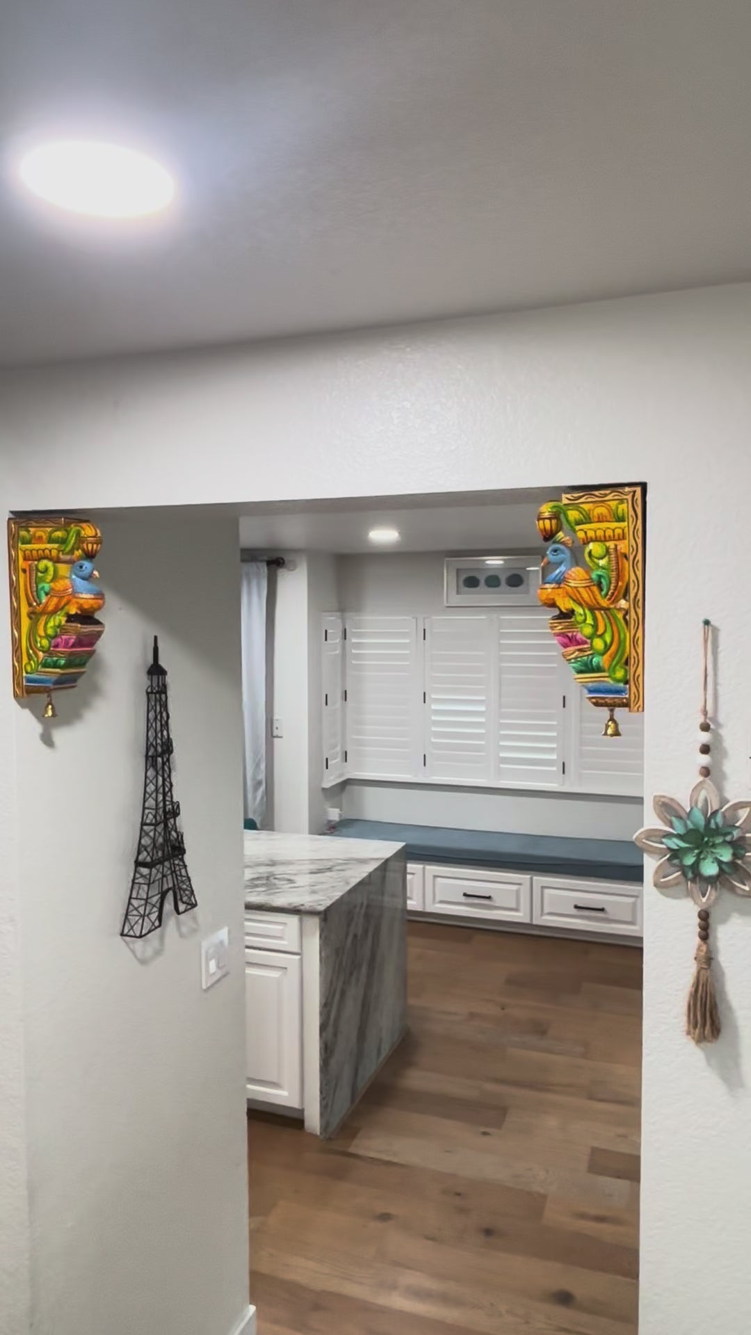 video of 12" Wall Corbels  – Peacock & Elephant Bracket