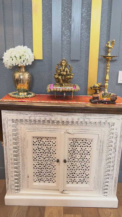 Handcrafted 9.5” Brass Ganesha Statue with antique gold finish. A perfect décor piece symbolizing prosperity and wisdom. Ideal for gifting and home temple use.